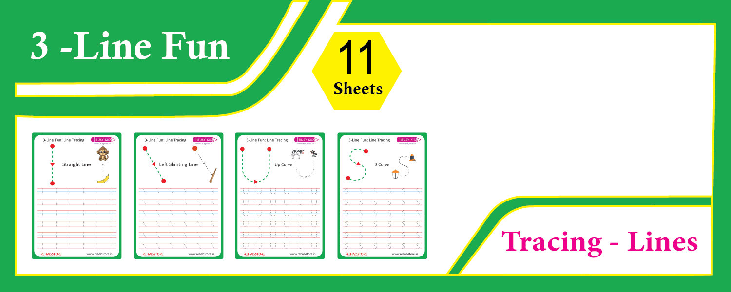 3 Line Fun - Tracing - Strokes