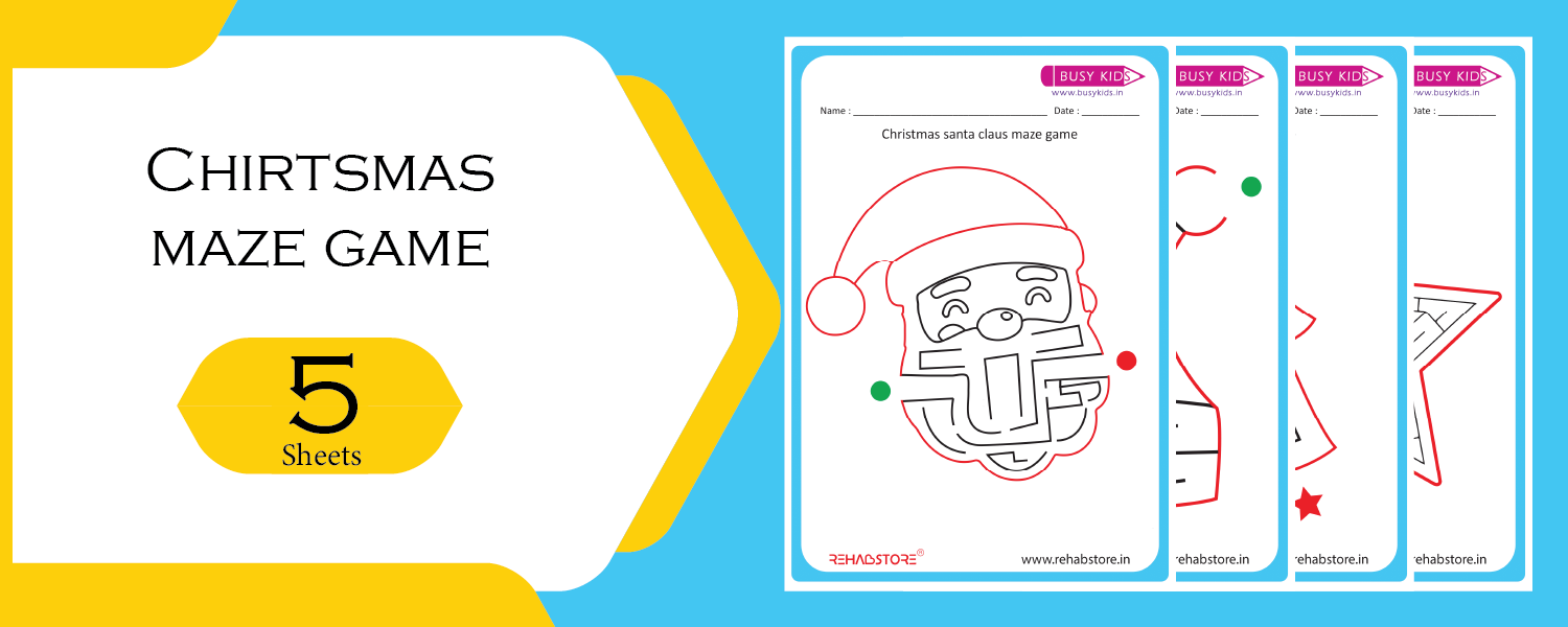 Christmas Maze Book (Vol 1)