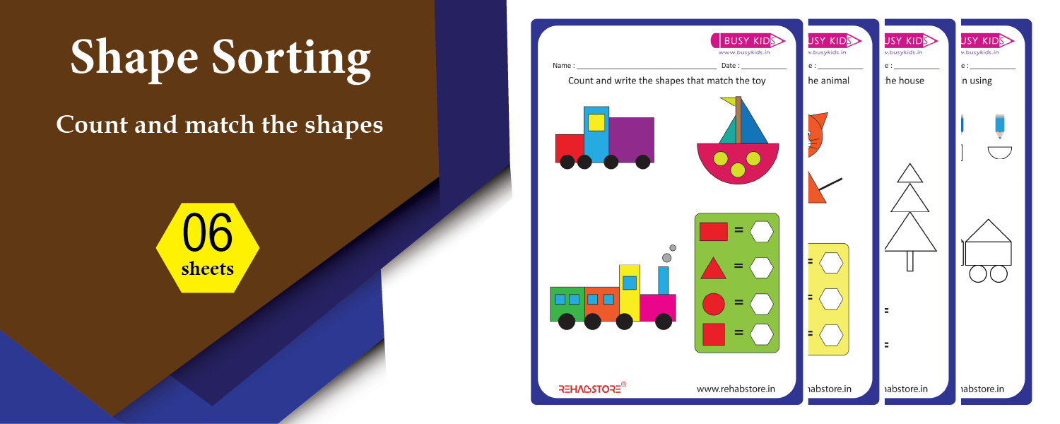 Count and match the shapes