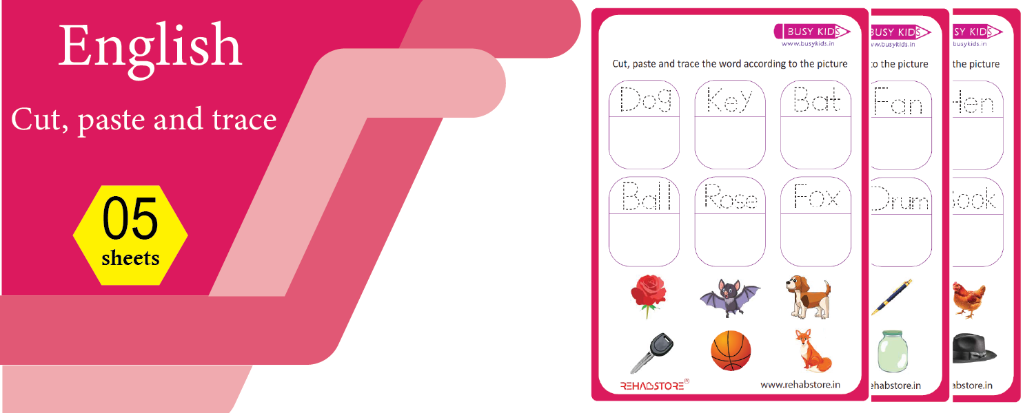 Cut, Paste and Trace the Word