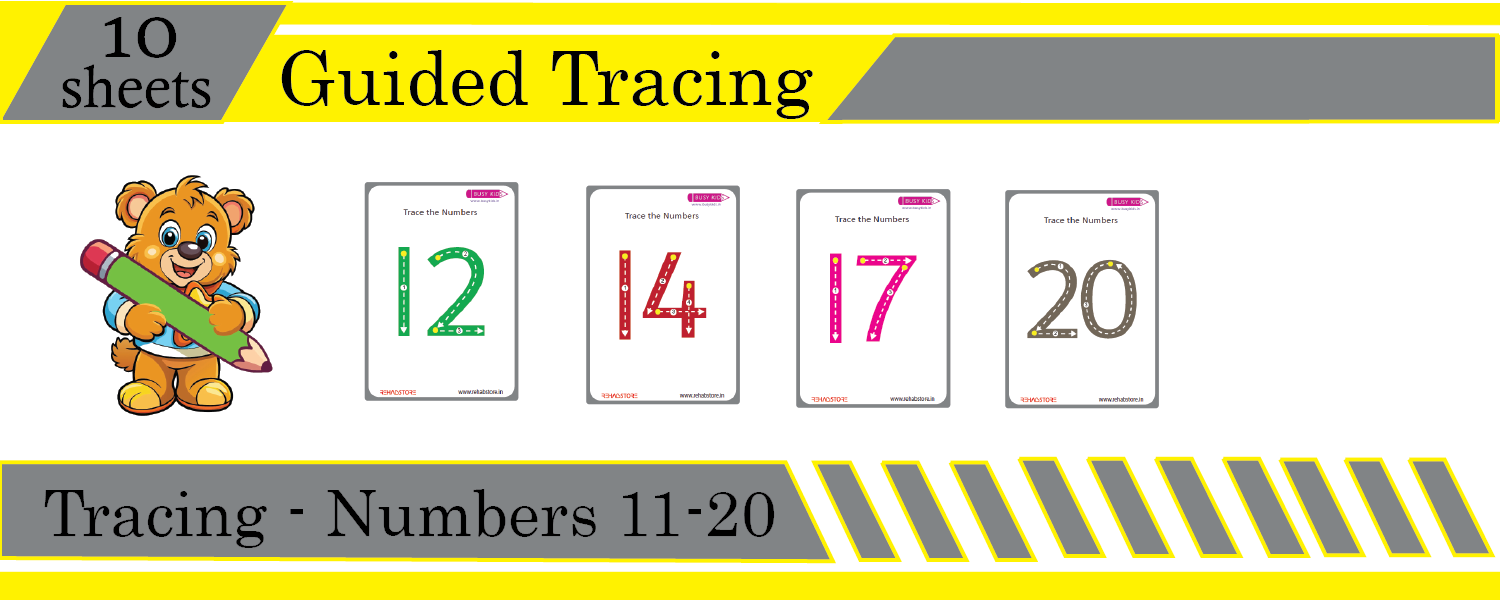 Guided Tracing - Number (11 to 20)