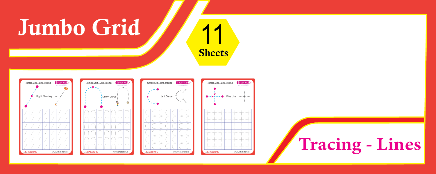 Jumbo Grid - Tracing - Strokes
