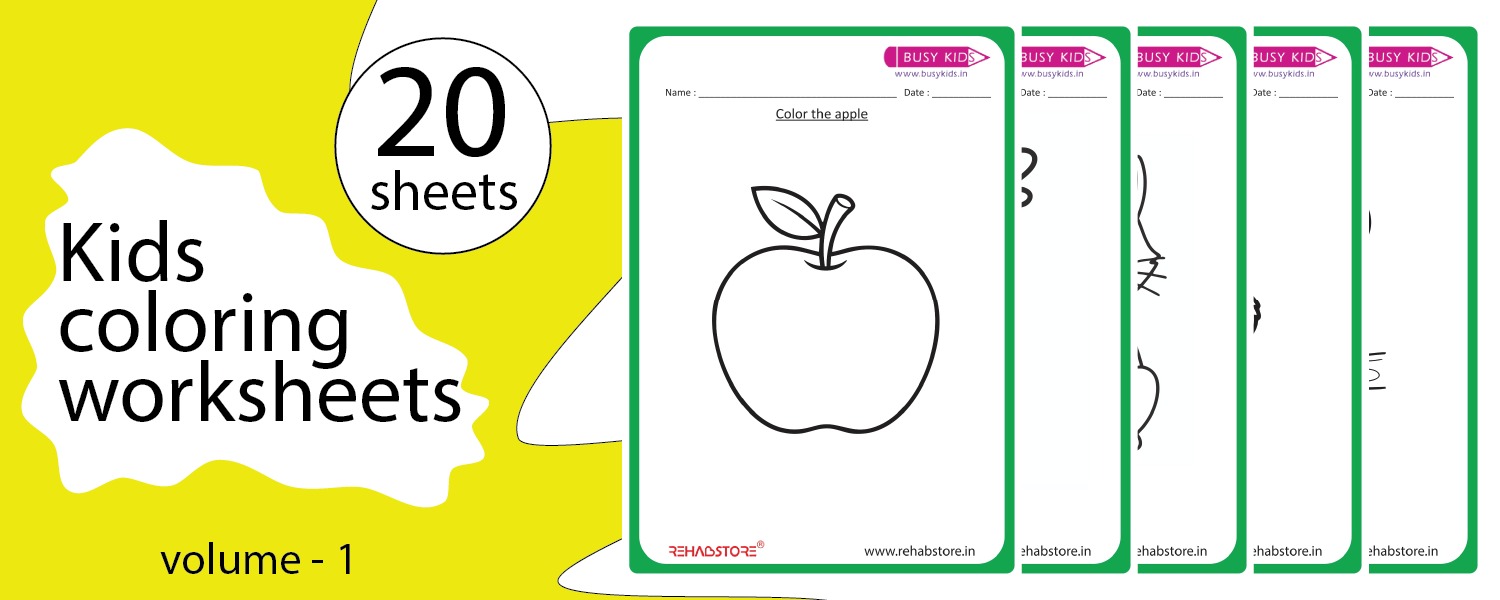 Kids Colouring Book – Level A