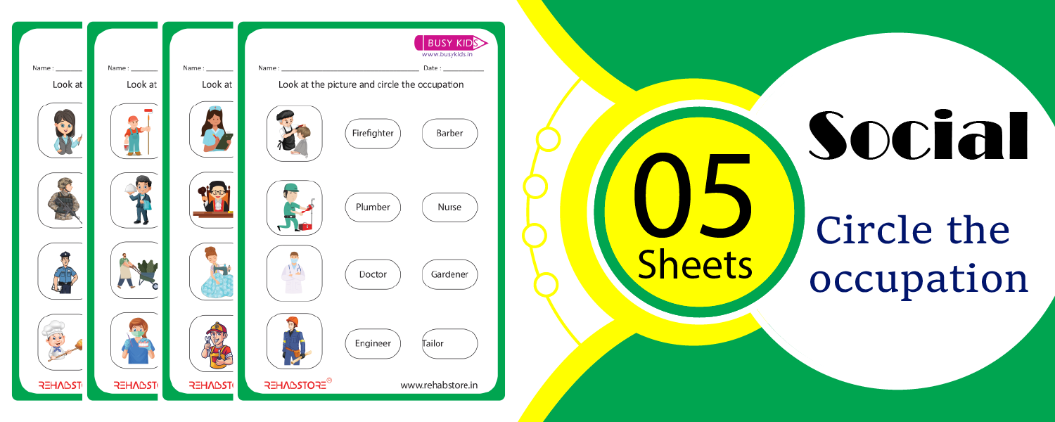 Look at the Picture and Circle the Occupation