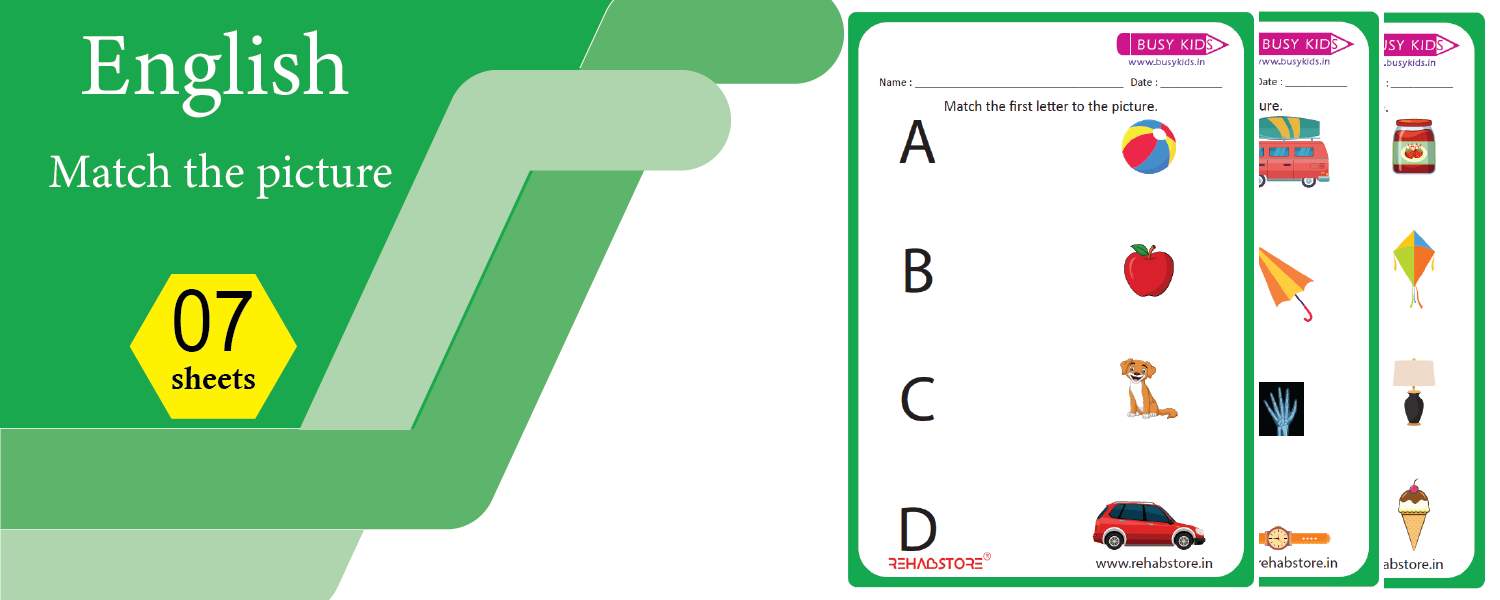 Match the First Letter to the Picture
