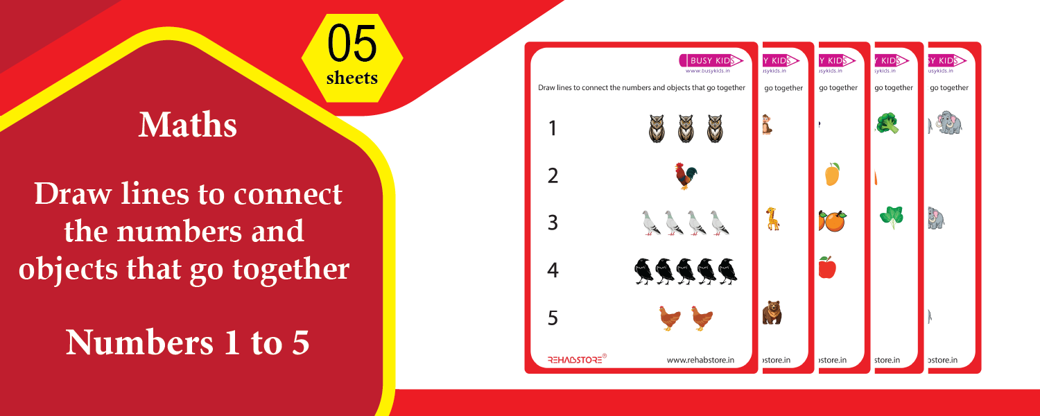 Number with Object - 1 to 5