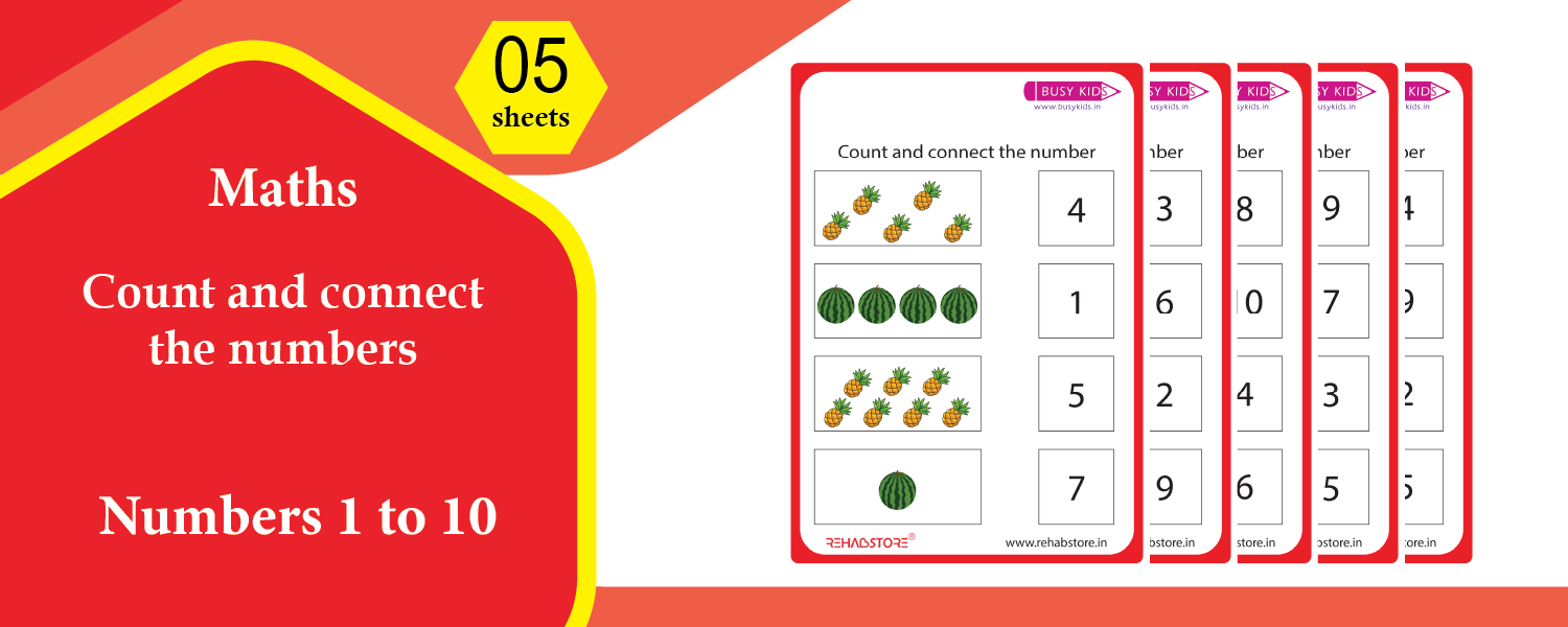 Objects With Number – 1 to 10