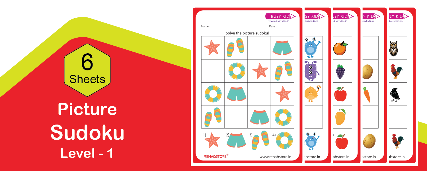 Picture Sudoku - 4 x 4 (Level 1)