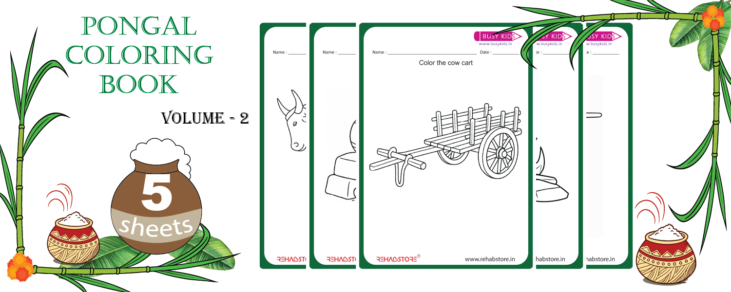 Pongal Colouring Book (Vol 2)