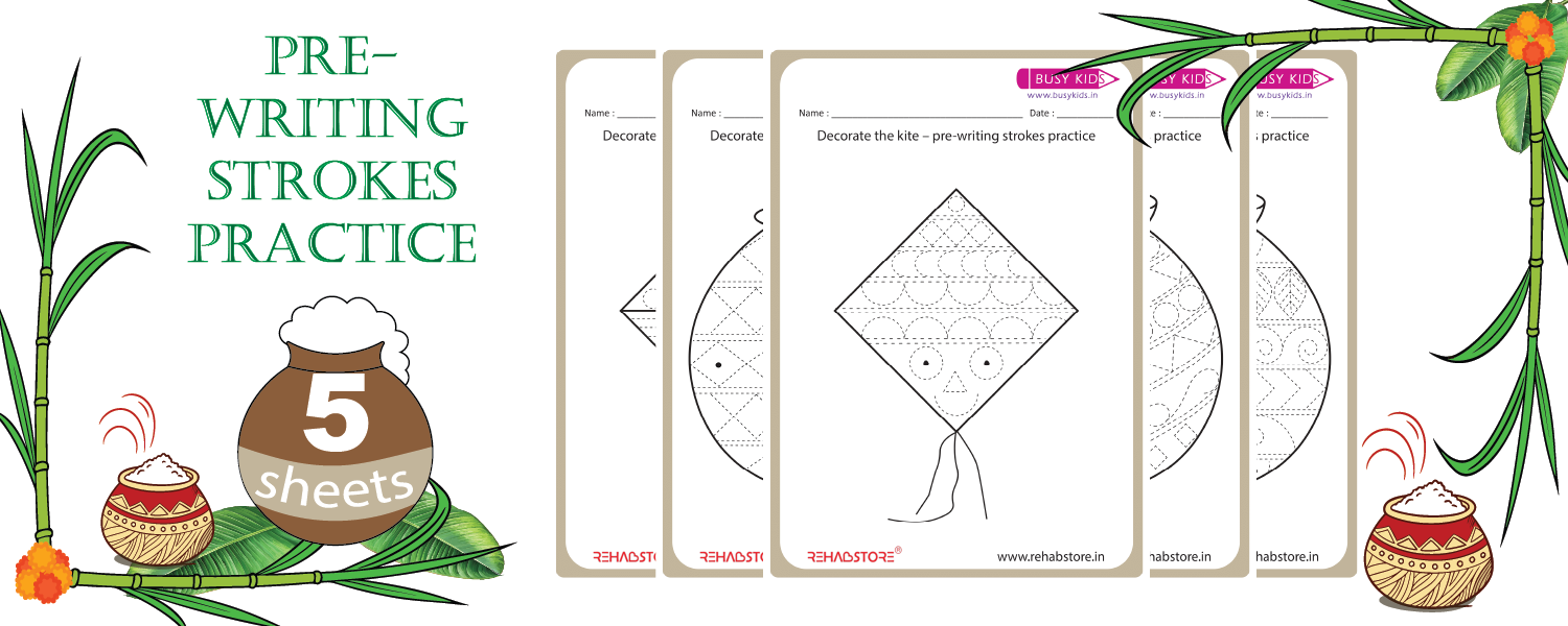 Pre Writing - Pongal Special