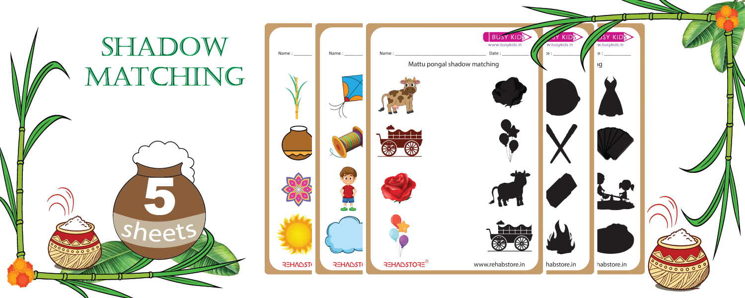 Shadow Matching – Pongal Festival Theme