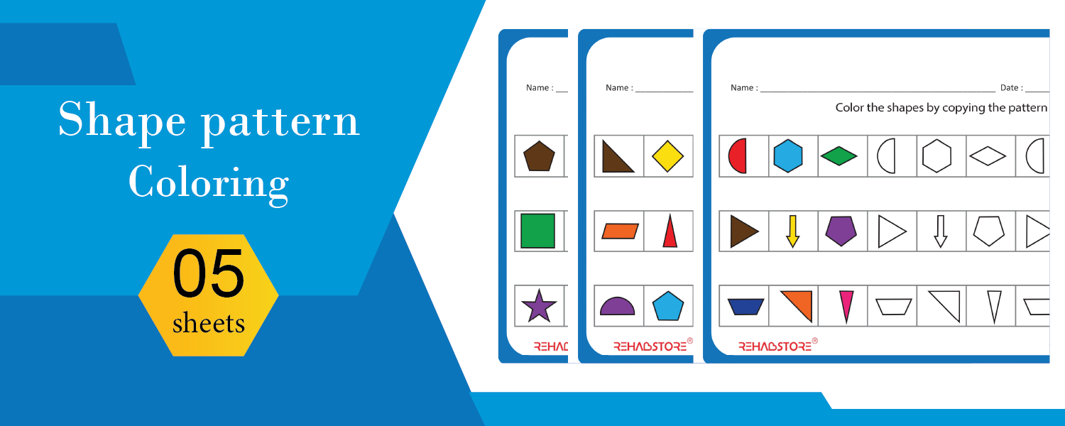 Shape pattern - Colouring