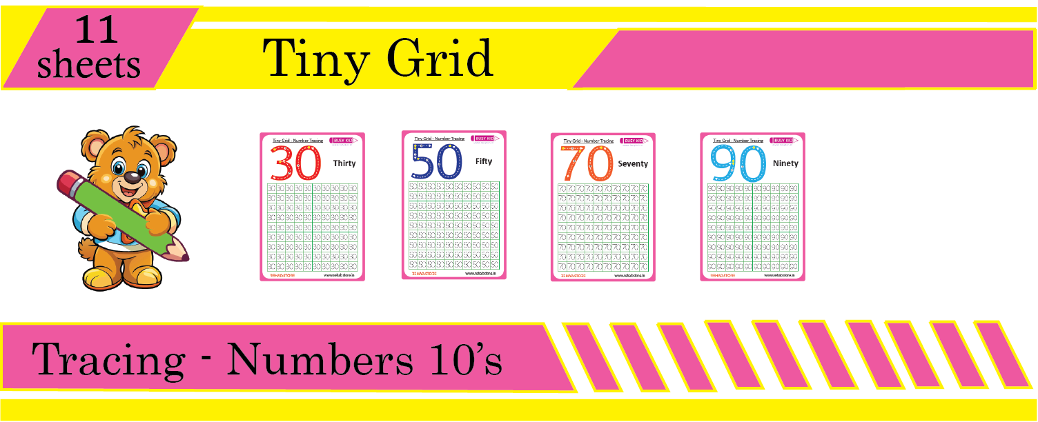 Tiny Grid - Tracing - Number (10's)